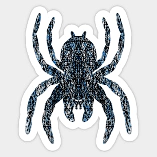 Cross Hatching Tarantula V8 Sticker